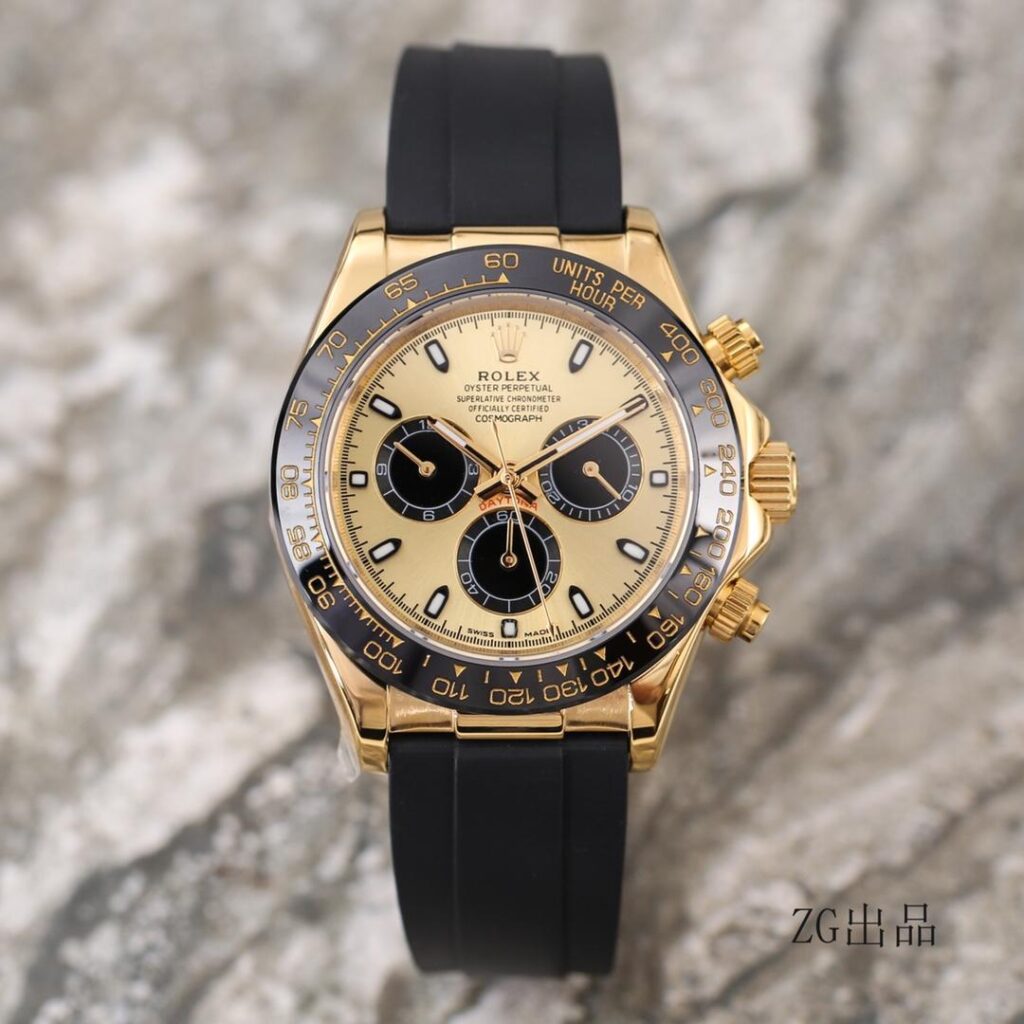 Velocity Chrono · Gold Steel
